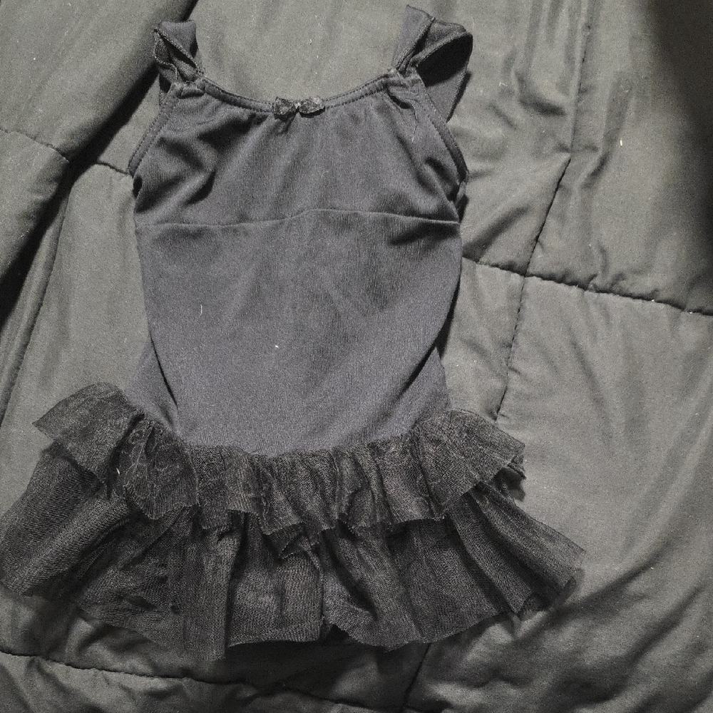 Elegant Black Kids Tutu Costume